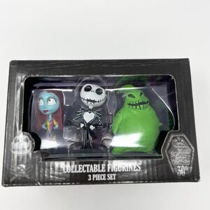 Disney Nightmare Before Christmas 30 Anniversary Jack Sally Oogie Boogie 3pc Set